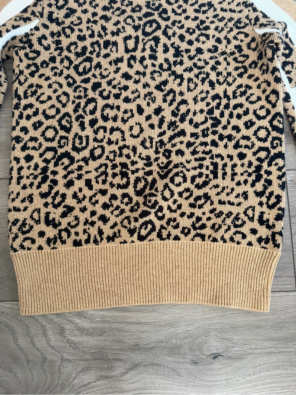 Current/Elliott Duvall Leopard Sweater Size 1 - Picture 8 of 10